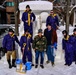 Misawa Sailors Snow Sculpt For Sapporo Snow Festival