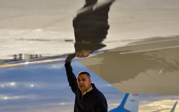 99th Airlift Squadron flight engineer perform unique, solo, selectively-manned Gulfstream mission