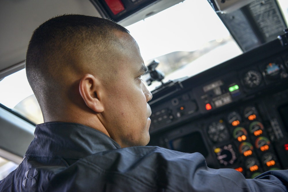 99th Airlift Squadron flight engineer perform unique, solo, selectively-manned Gulfstream mission