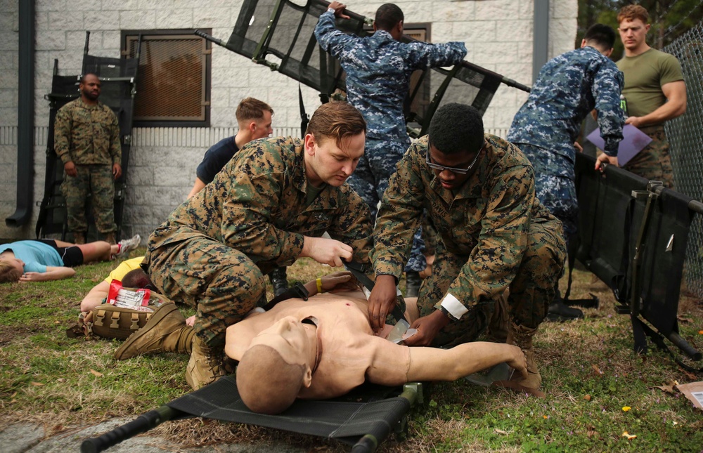 Corpsmen train to save the Corps’ men