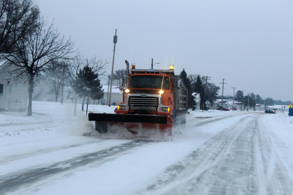 Snow removal at Fort McCoy: Team stays ready for winter weather