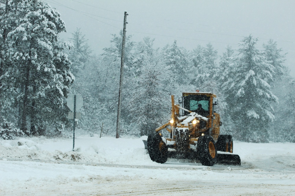 Snow removal at Fort McCoy: Team stays ready for winter weather