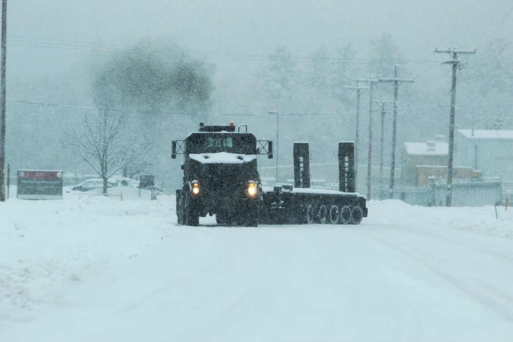 Winter Driving Ops at Fort McCoy