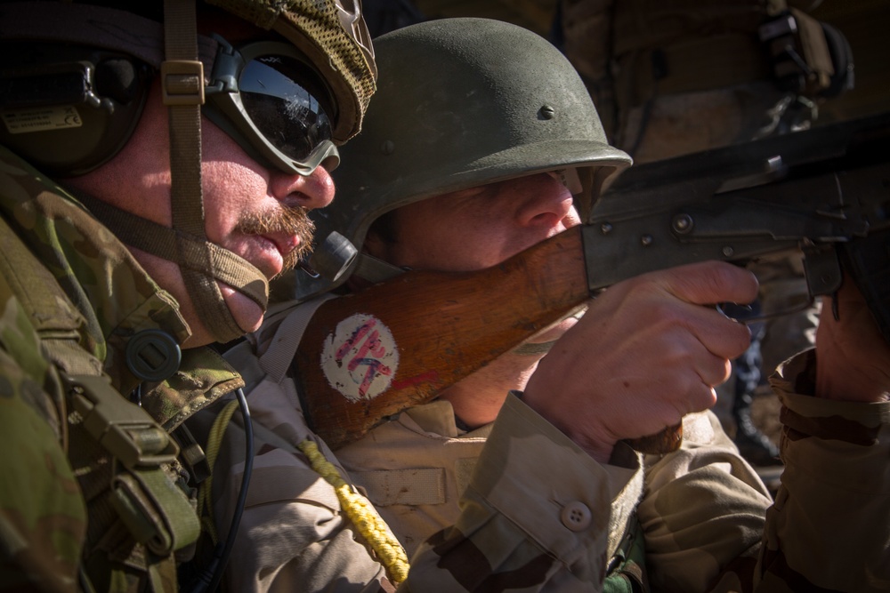 Ninevah Police group and zero AK-47 assault rifles