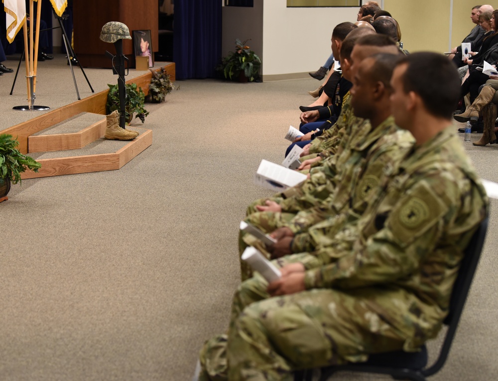 Staff Sgt. Cameron Beckwith Memorial Ceremony