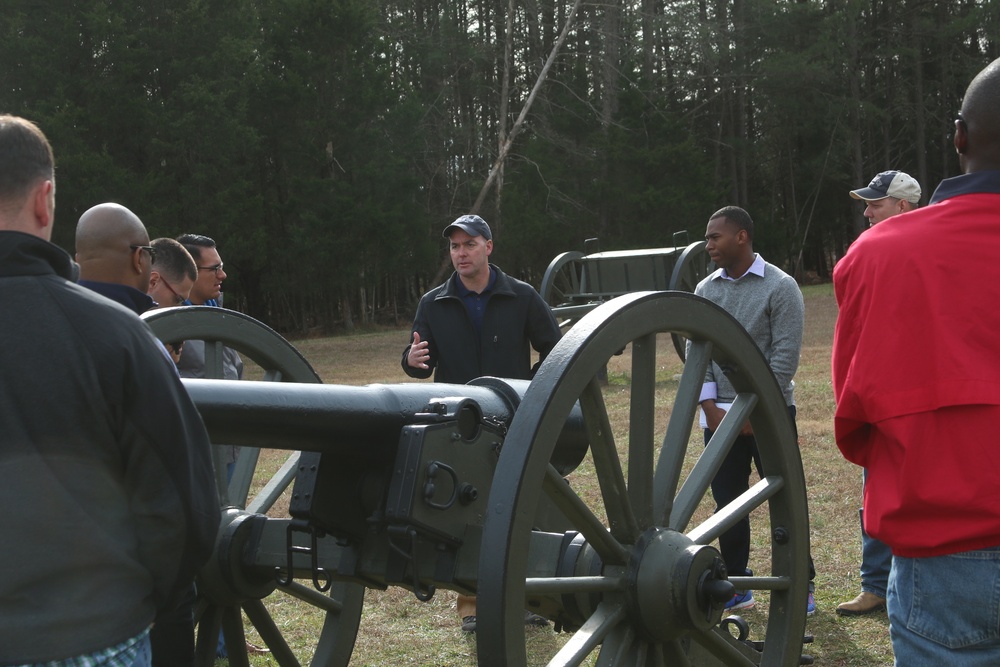 Civil War Staff Ride Advances Artillery Brigade Leader Development