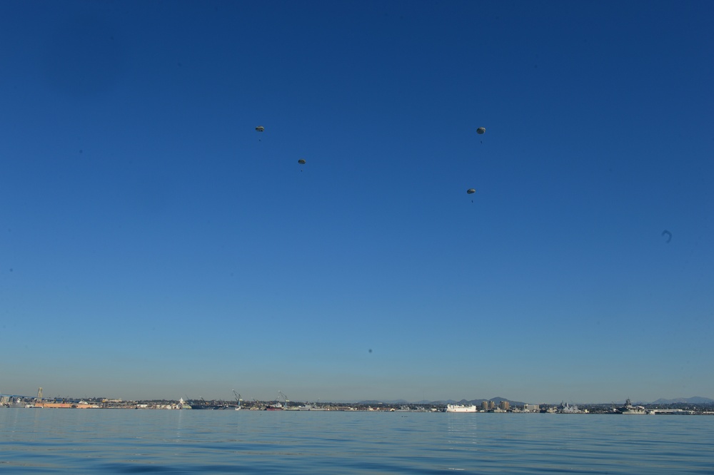 Explosive Ordnance Disposal static line jumps