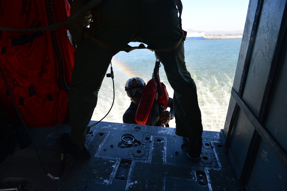 Explosive Ordnance Disposal fast-roping