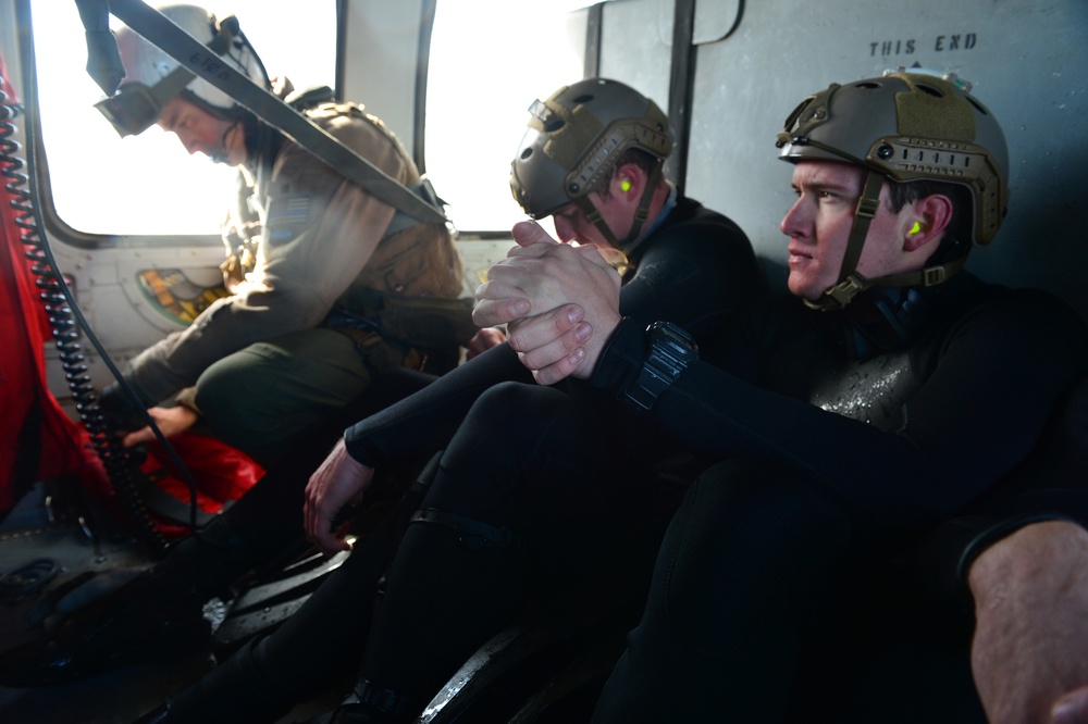 Explosive Ordnance Disposal fast-roping
