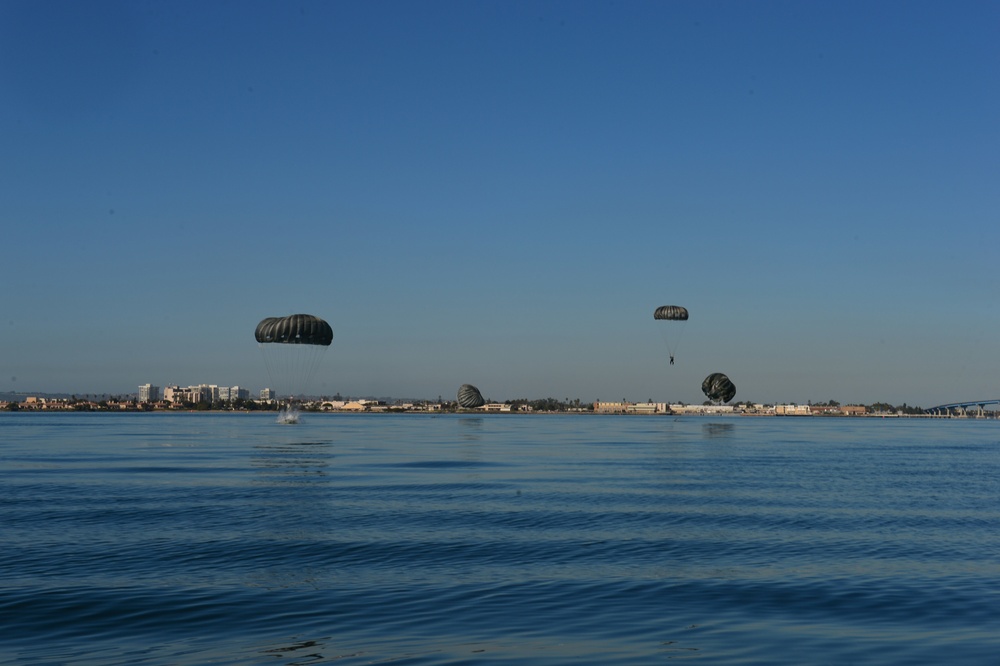 Explosive Ordnance Disposal water parachute