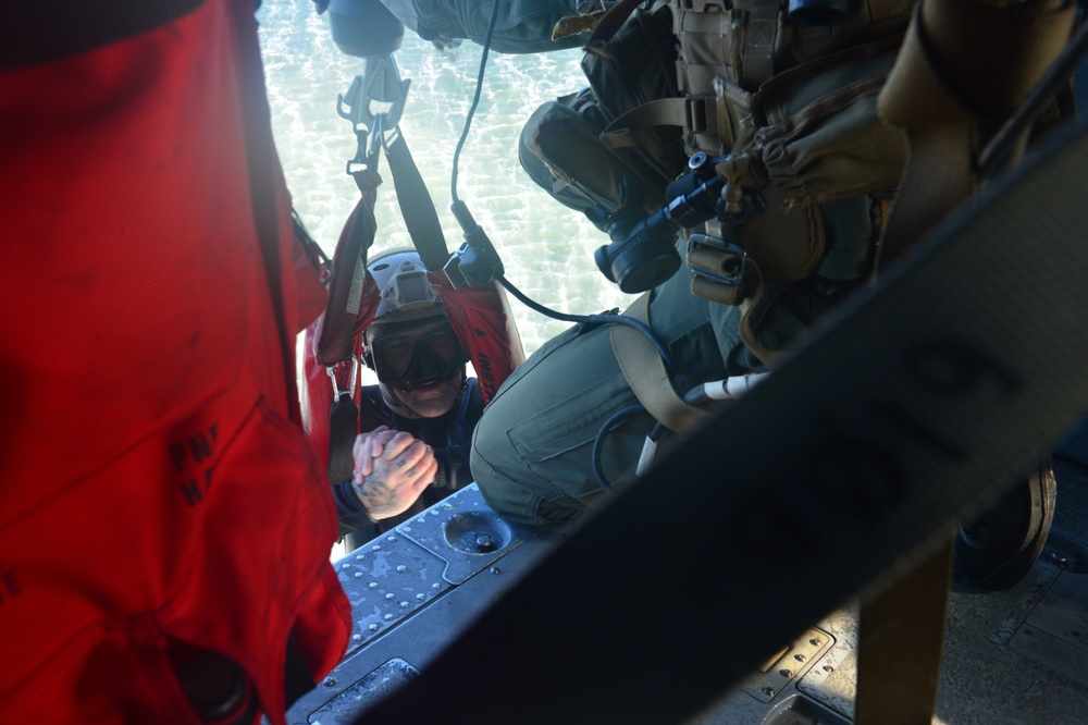 Explosive Ordnance Disposal fast-roping
