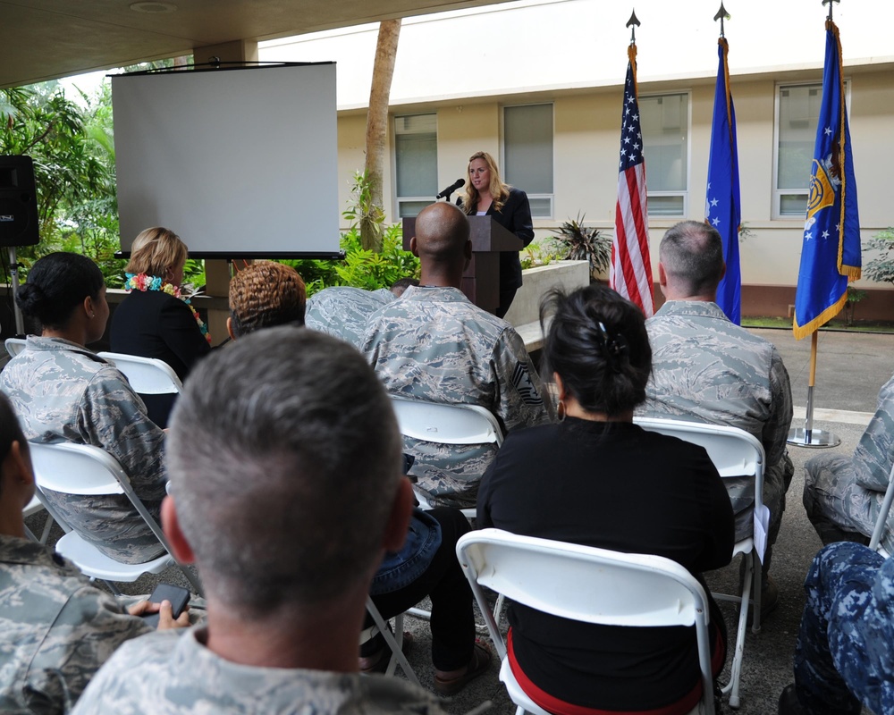 15th Wing recognized for suicide prevention efforts