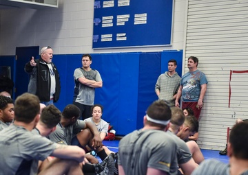 All-Navy wrestling clinic at Washington High School