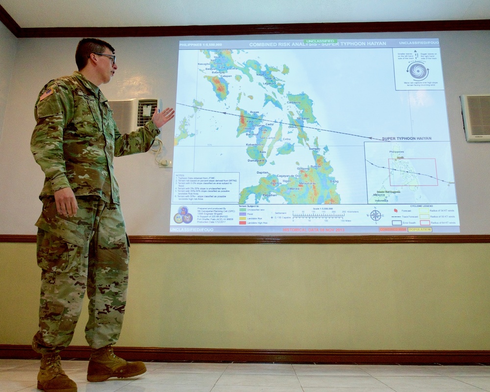 Table-top typhoon simulation marks end of U.S. and Philippines HA/DR exchange