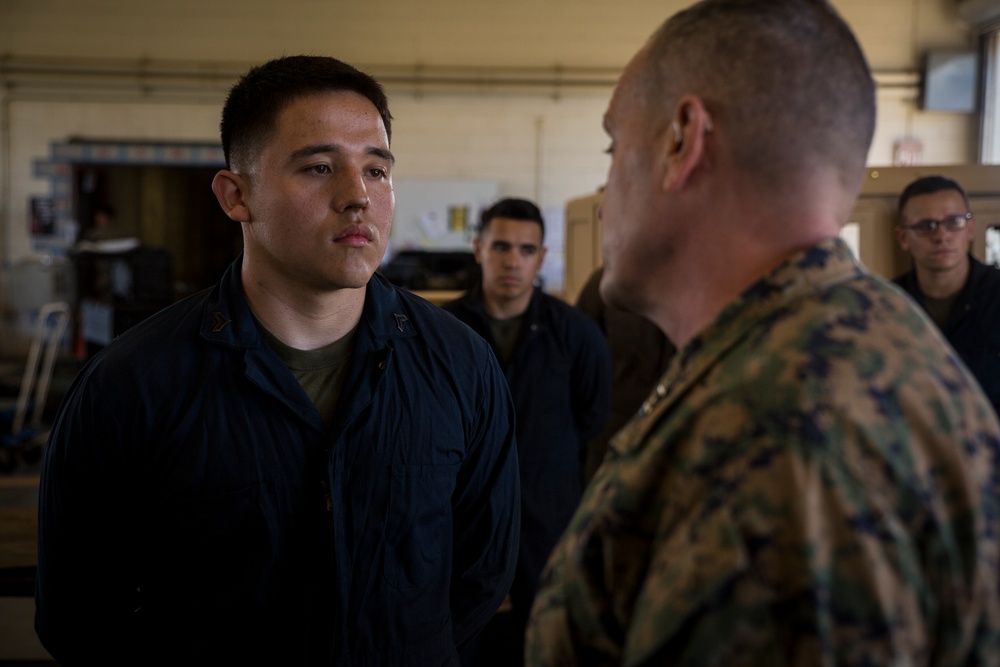 Inspector general of the Marine Corps visits MCB Hawaii