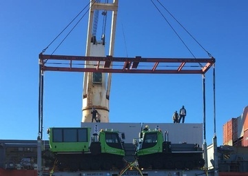 Tracked vehicles for Scott Base