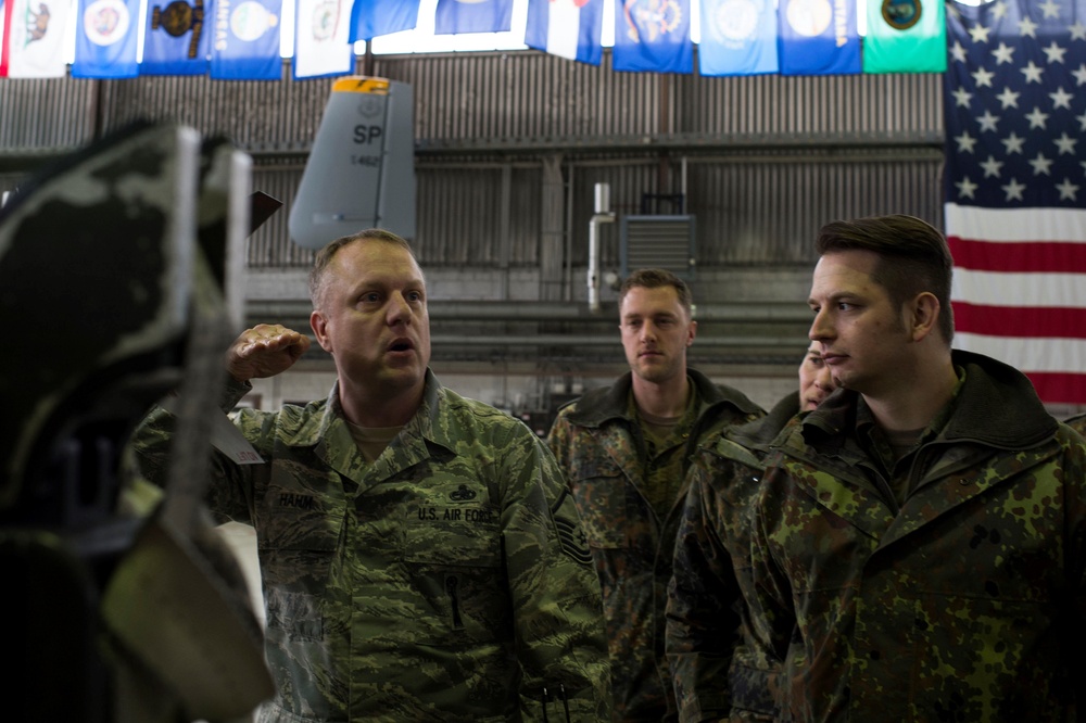 German Luftwaffe visits Spangdahlem