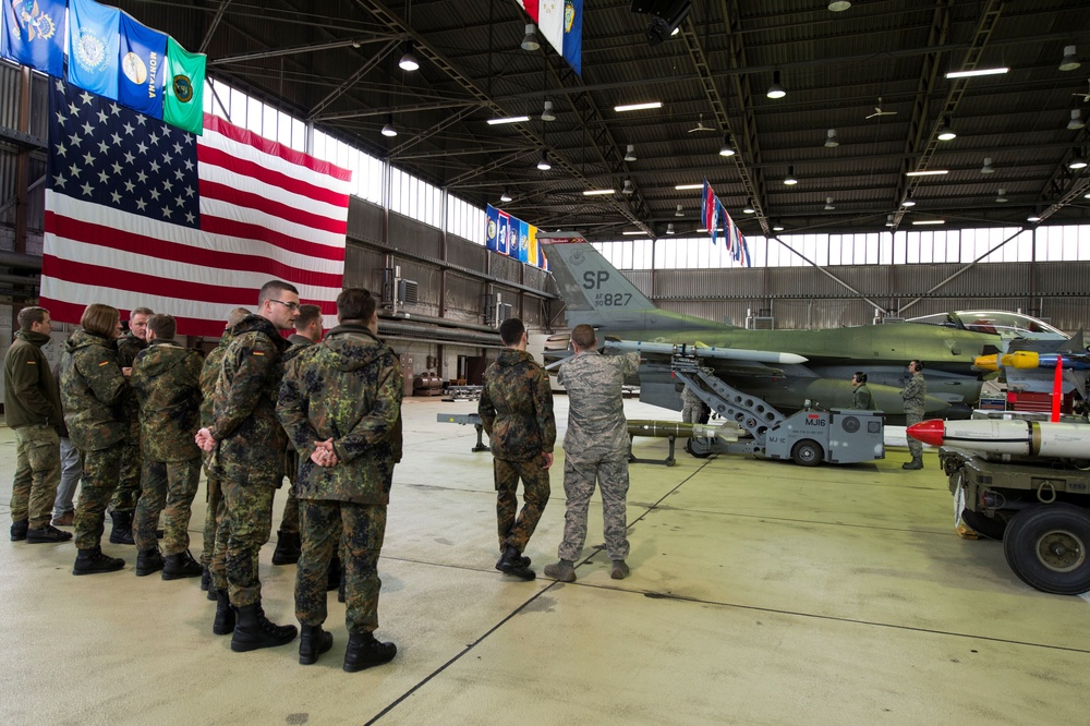 German Luftwaffe visits Spangdahlem