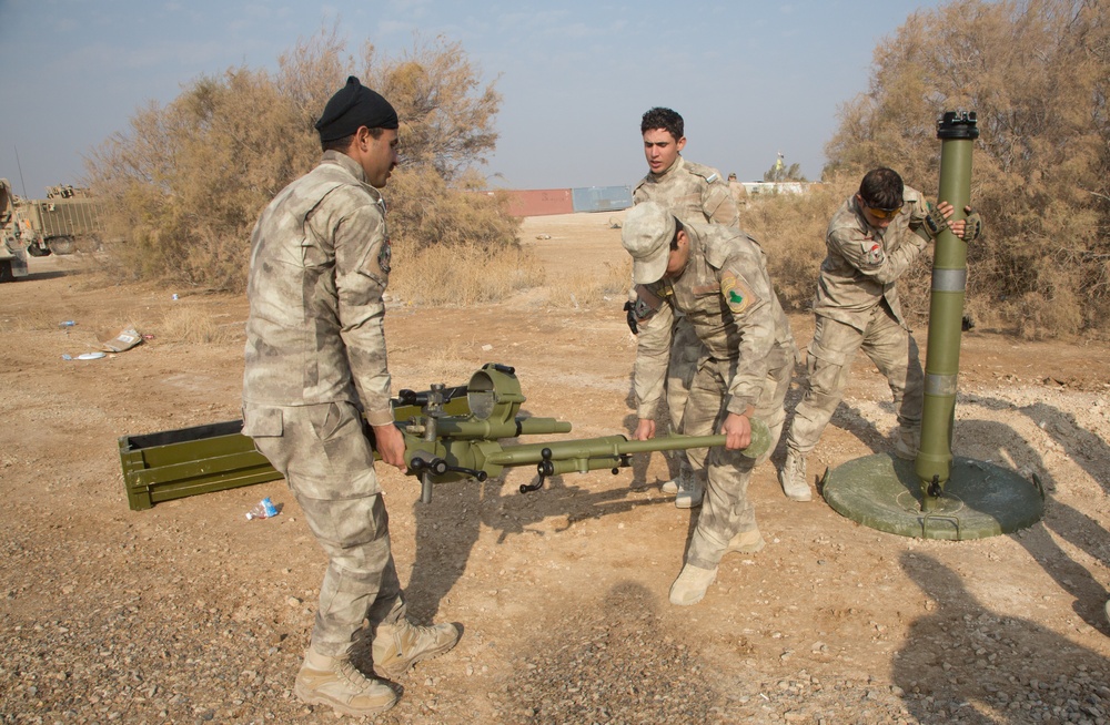 ISF mortar training