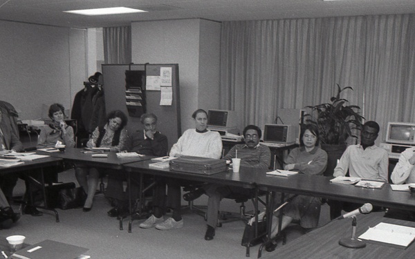 Admin. Woods at DSP conference