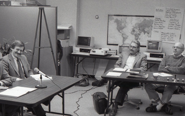 Admin. Woods at DSP conference