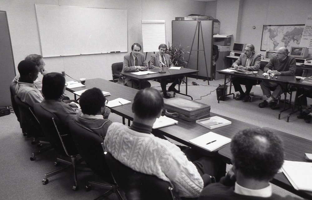 Admin. Woods at DSP conference