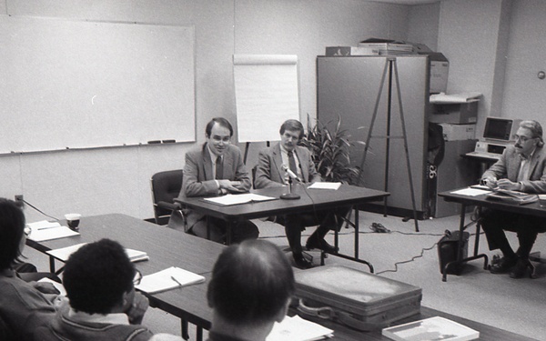 Admin. Woods at DSP conference