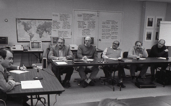 Admin. Woods at DSP conference