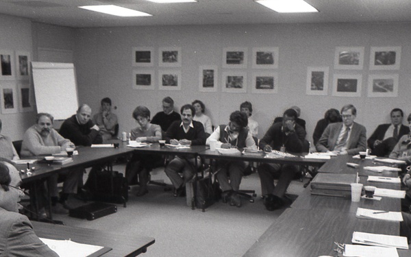 Admin. Woods at DSP conference