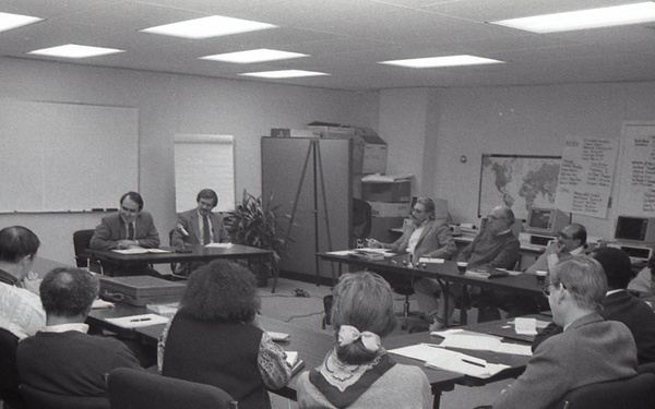 Admin. Woods at DSP conference