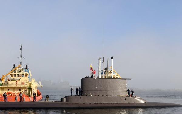Colombian submarine visits NS Mayport