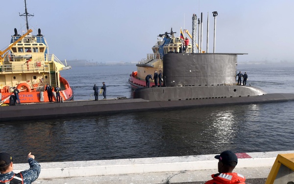 Colombian submarine visits NS Mayport