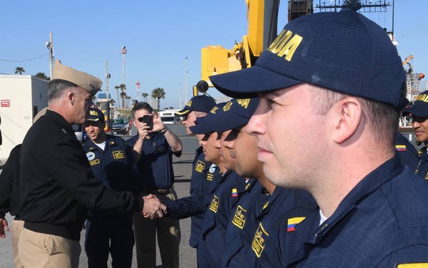 Colombian submarine visits NS Mayport