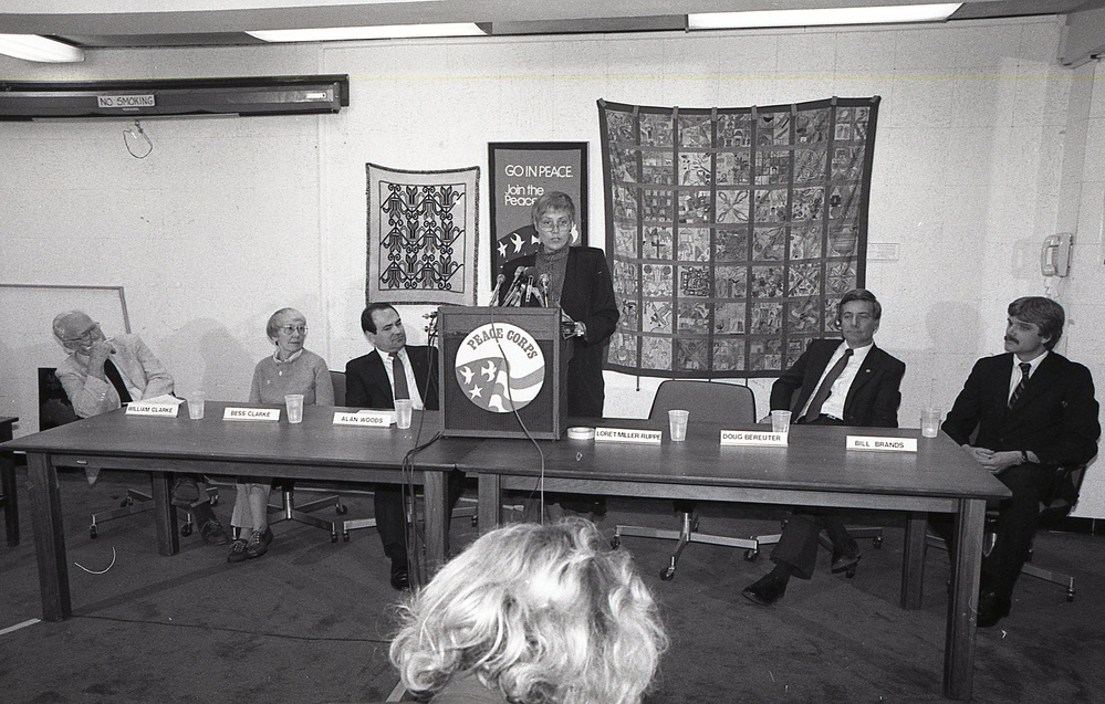 Admin. Woods at Peace Corps. Meeting