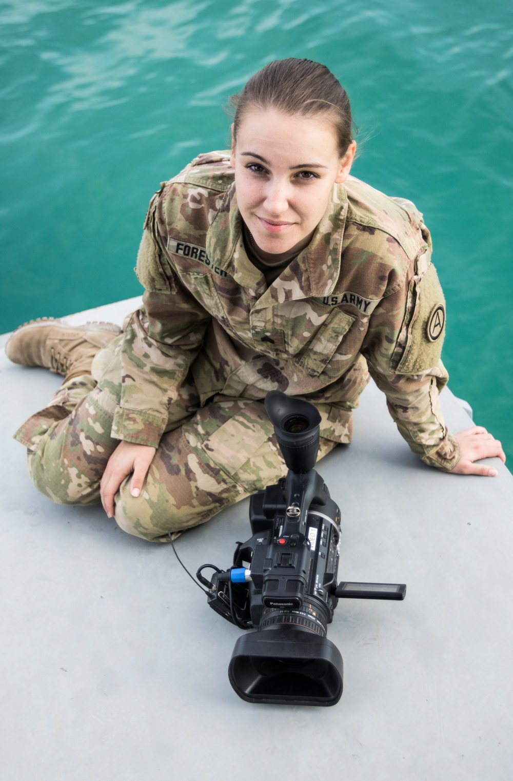 Deployed Reserve Public Affairs Soldier Supports USARCENT