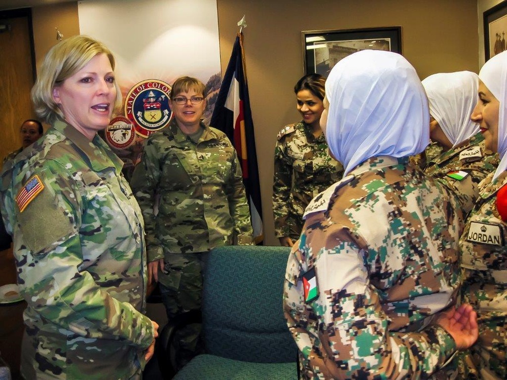Partners Colorado and Jordan explore military women’s evolving leadership roles