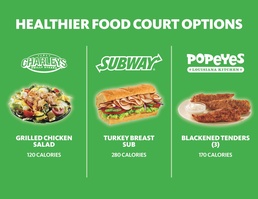 Healthier Food Court Options