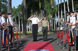 USARPAC honors LTG Glorioso Miranda, Commanding General, Philippine Army