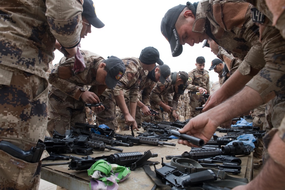 ICTS Trainees Perform Weapon Maintenance