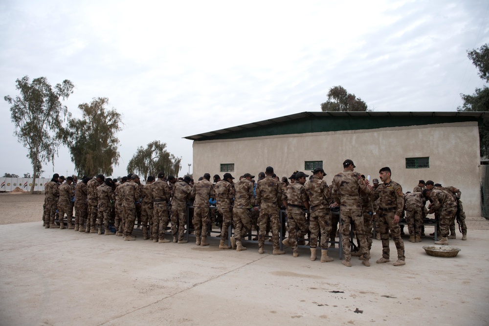 ICTS Trainees Perform Weapon Maintenance