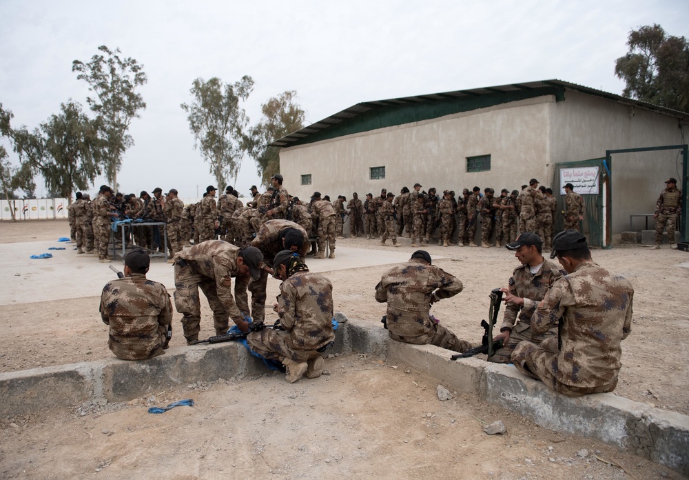 ICTS Trainees Perform Weapon Maintenance