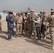 Major General Martin visits Besmaya