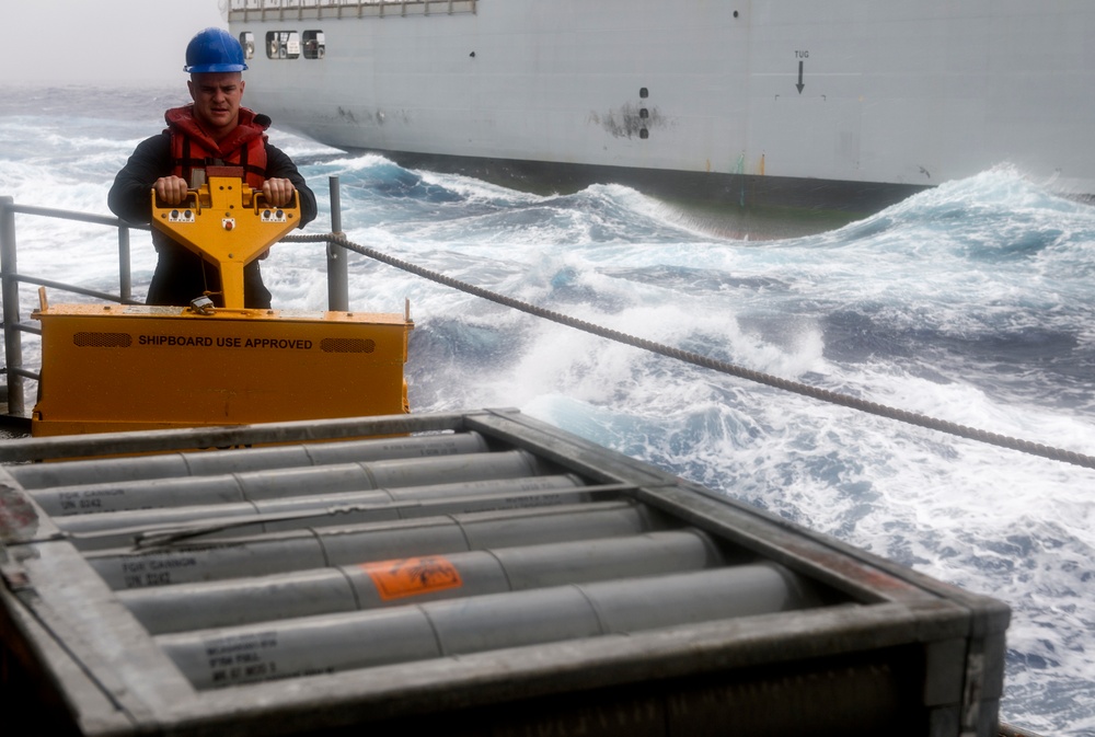 USS Lake Champlain (CG 57) Replenishment-at-sea