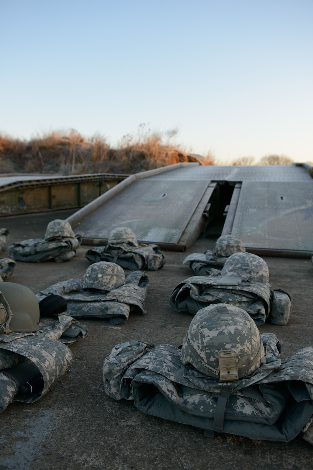 MP Teaches Signal Soldiers How to Search a Vehicle and an Individual