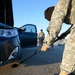 MP Teaches Signal Soldiers How to Search a Vehicle and an Individual