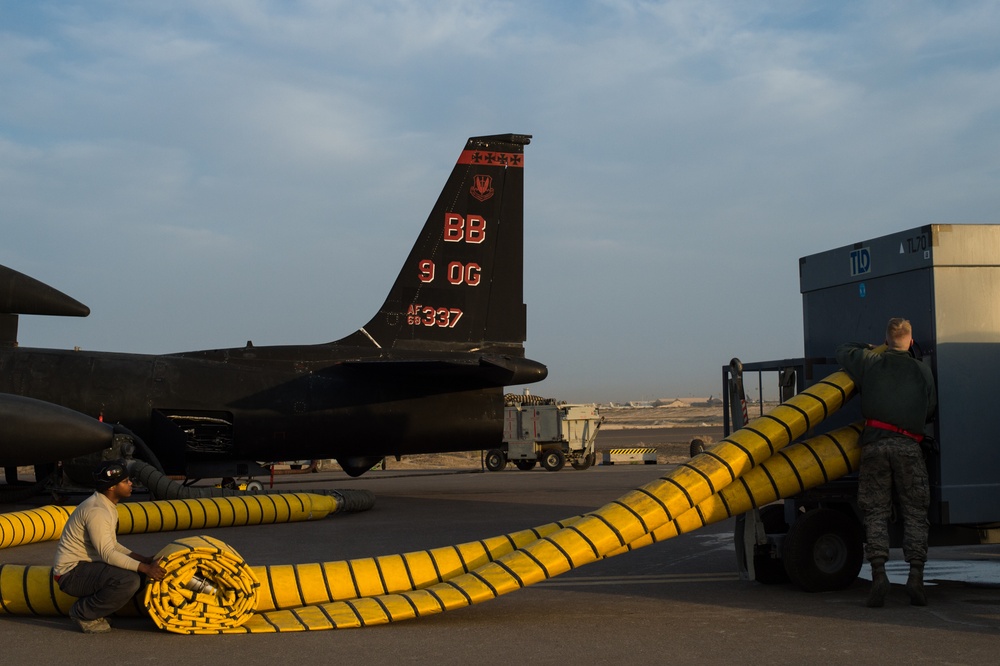 U-2 continues through generations, makes Air Force history breaking 30,000-hour barrier in fight against ISIS