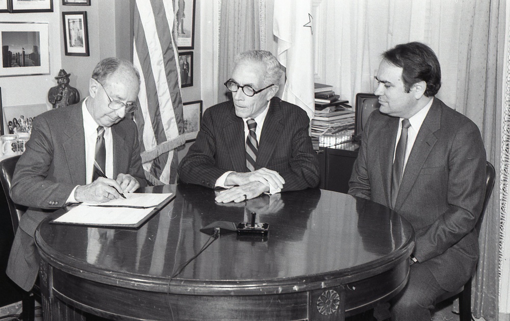 DVIDS Images Admin. Woods signing Fishery Grant [Image 11 of 11]
