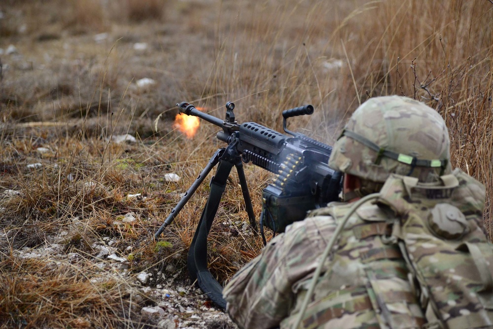 SQUAD LIVE FIRE EXERCISE ,RIVOLI BIANCHI RANGE 1 Feb 2017