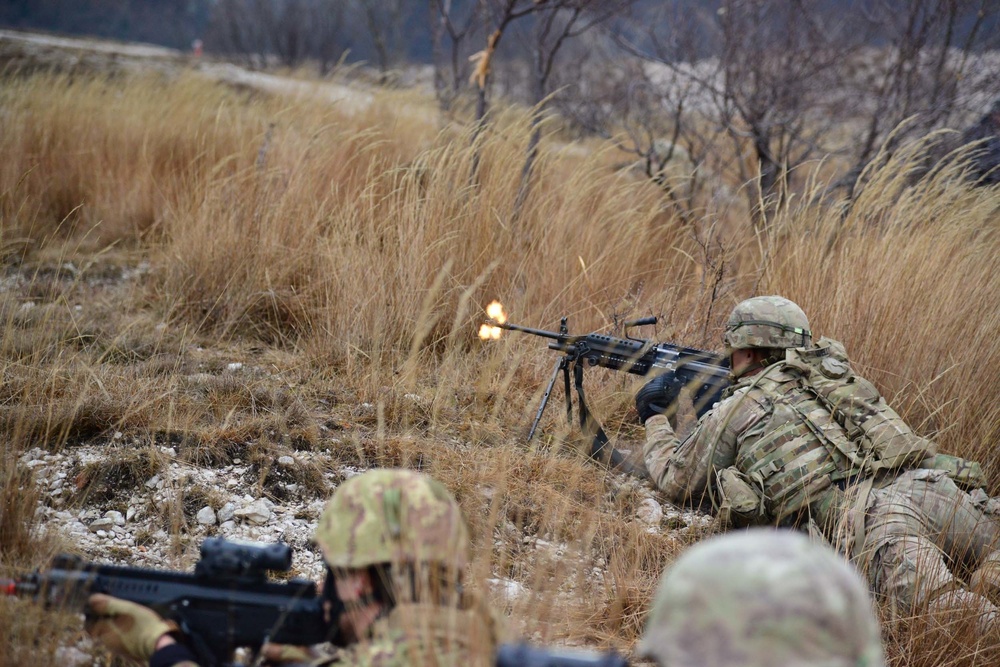 SQUAD LIVE FIRE EXERCISE ,RIVOLI BIANCHI RANGE 1 Feb 2017