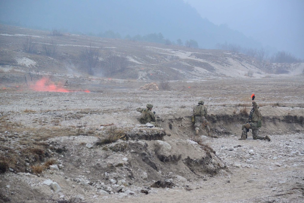 SQUAD LIVE FIRE EXERCISE ,RIVOLI BIANCHI RANGE 1 Feb 2017